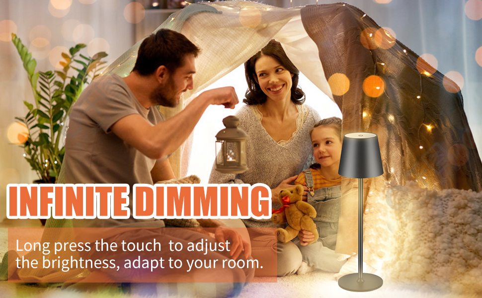 BGFHome Cordless Table Lamp 
