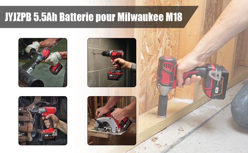 Batterie MILWAUKEE 12 V et 2 Ah Red Li-Ion