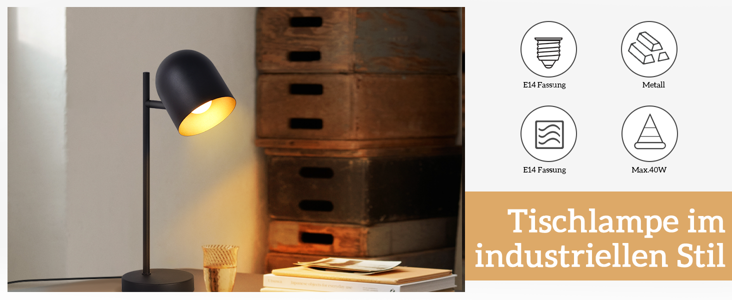 Tischlampe e14