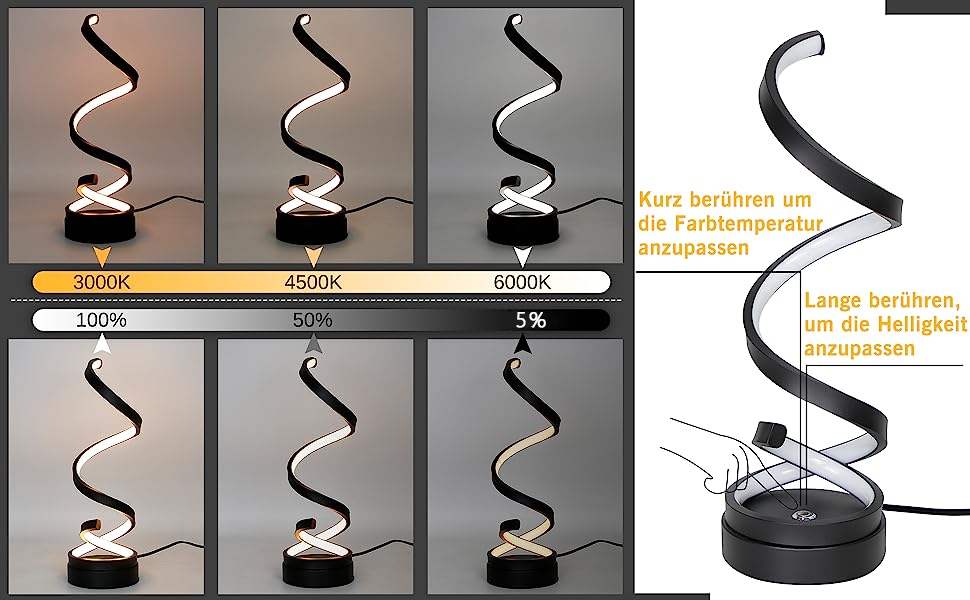 tischlampe led dimmbar