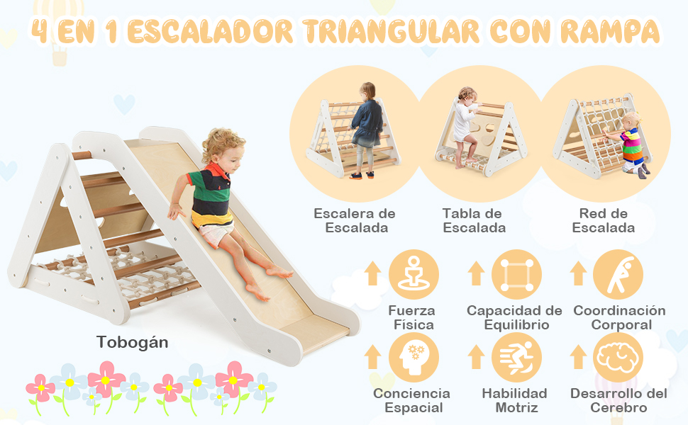 Triángulo de Escalada para Niños