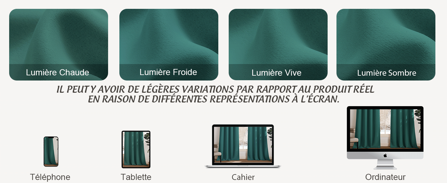 Juego de cuatro protectores de pantalla para teléfono en escala de grises en diferentes variaciones, con diagramas a continuación que ilustran los pasos de instalación y vistas del embalaje del producto.