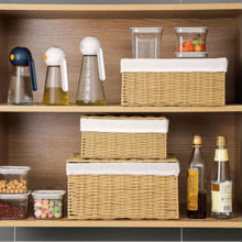 Bin Built-in Lining for Bedroom Dorm Toy Clothing Storage