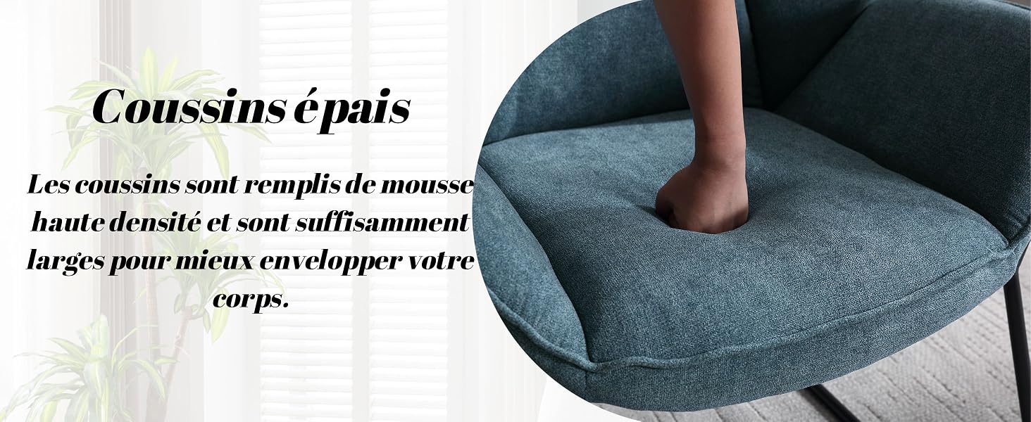 fauteuil bleu