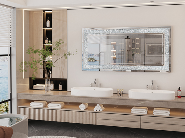 Artloge Specchio Parete Lungo Moderno