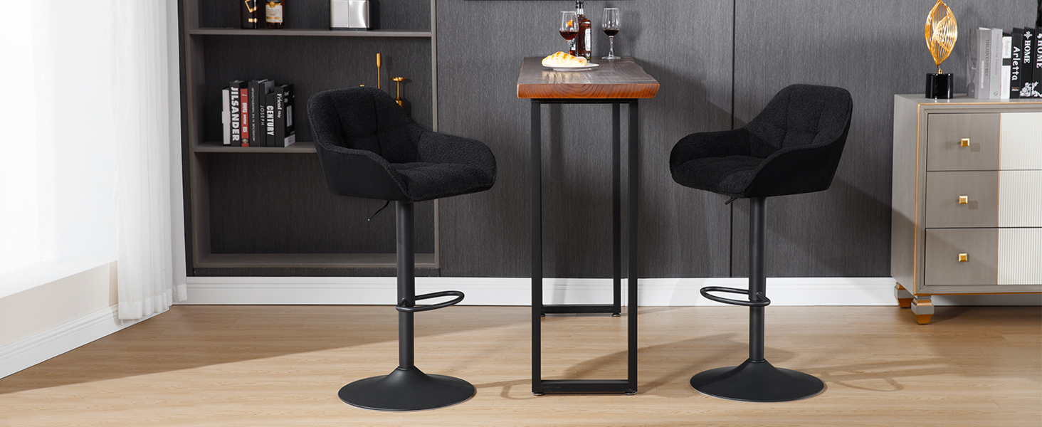 WOLTU Tabouret de Bar. Chaise de Bar. Tabouret Bar Réglable en Hauteur