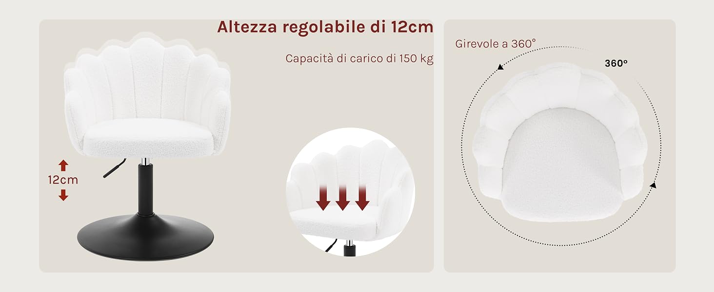 Sgabello da trucco