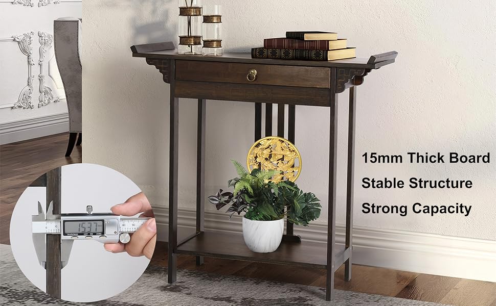 table console couloir