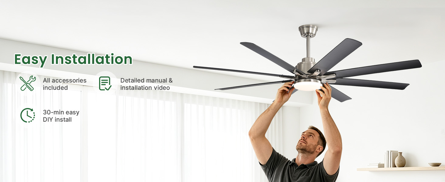 ceiling fans with lights and remote
