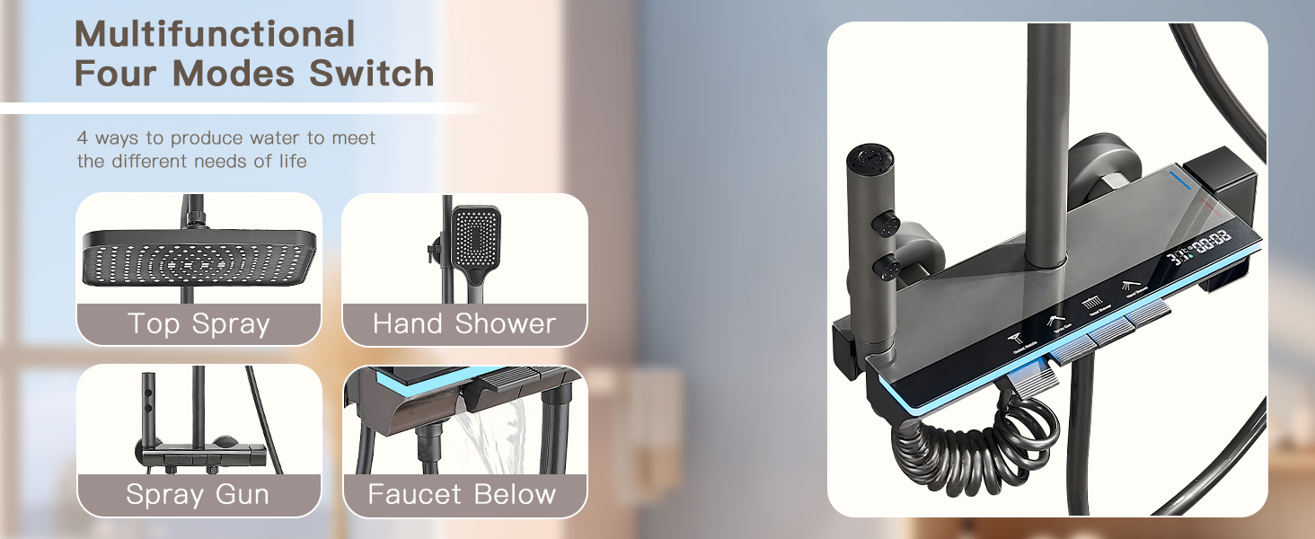 Accessoires de la colonne de douche