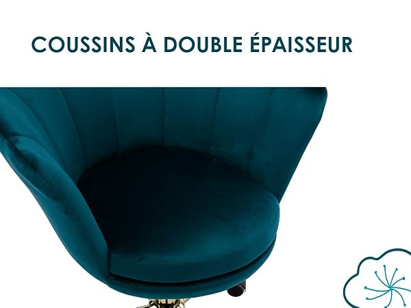 chaise bureau a roulettes