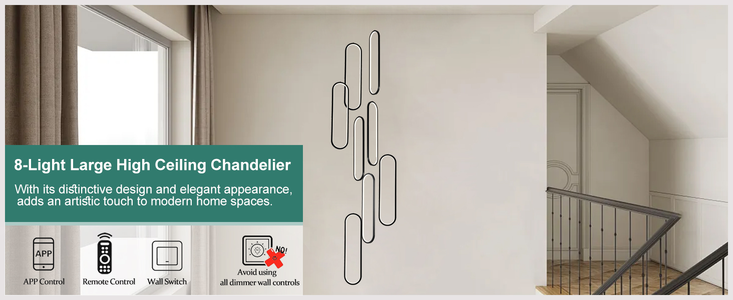 modern led chandelier