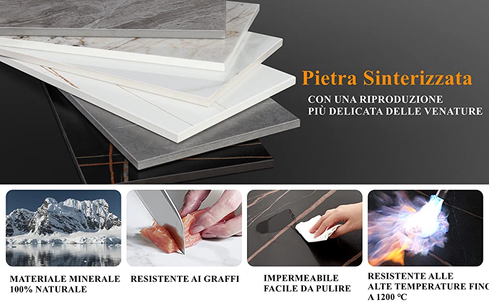 Tavolo Pranzo in Marmo RotondoTavolo Cucina Bianco elegante Tondo 80x80cm Tavolo da Pranzo Moderno