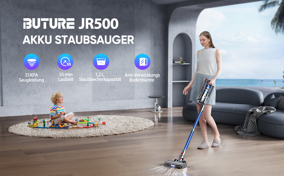 Akku Staubsauger JR500 BuTure