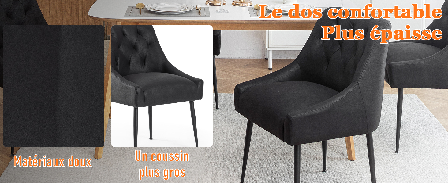 Lot de 2 Chaises de Salle à Manger,Lot de 4 Chaises de Salle à Manger,Lot de 6