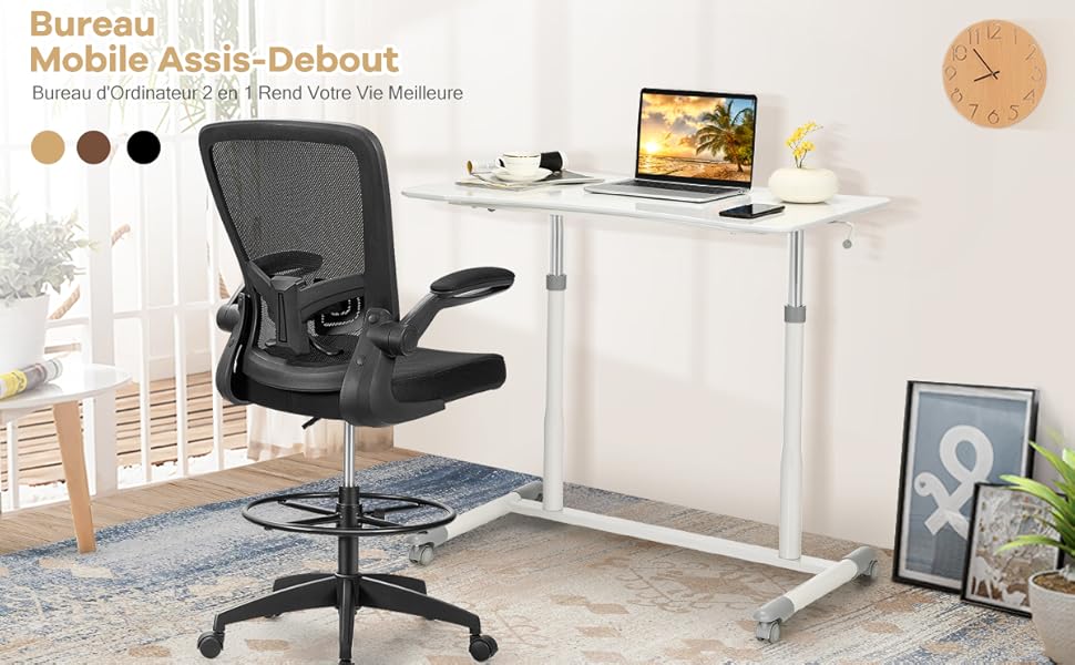 Bureau assis-debout électrique Courbe Adapt - Achat bureau assis