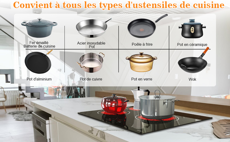 plaque vitrocéramique