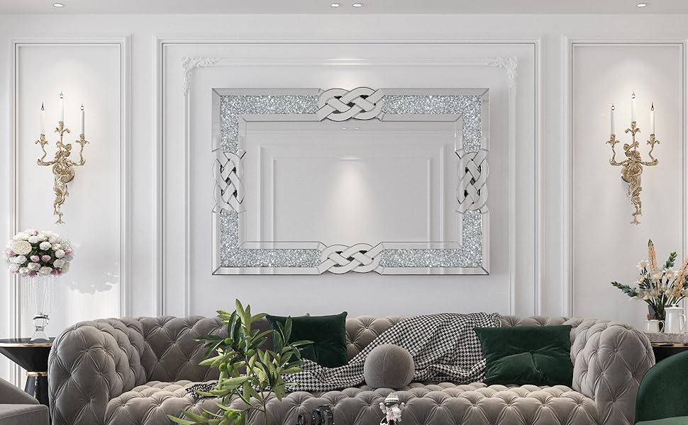 glass wall mirror