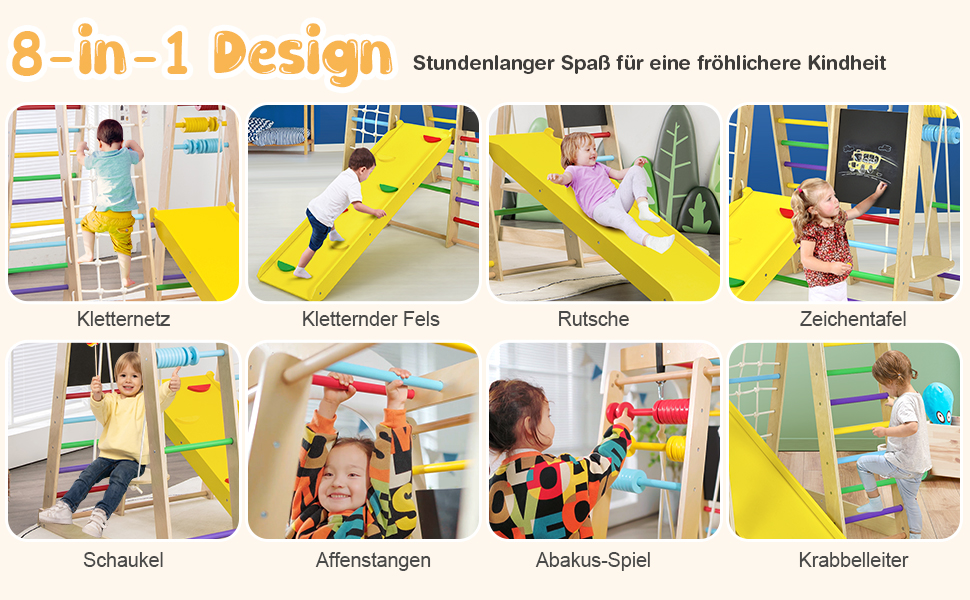 inkl. Leiter Rutsche Schaukel