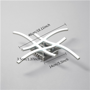 size of led ceiling light