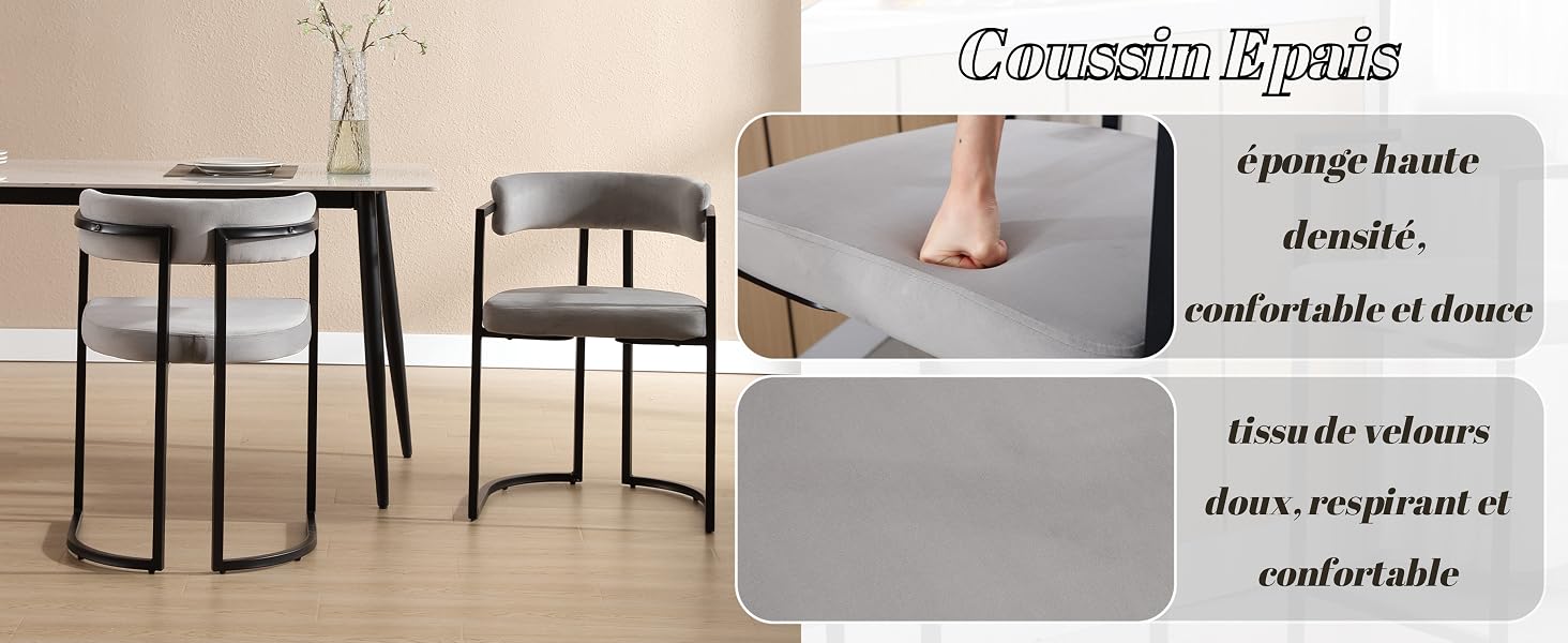 chaise avec pied metal chaise rembouree chaise de cuisine