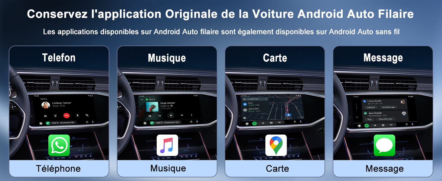 Adaptateur Android Auto sans Fil