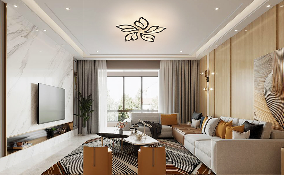 black and white ceiling lights
