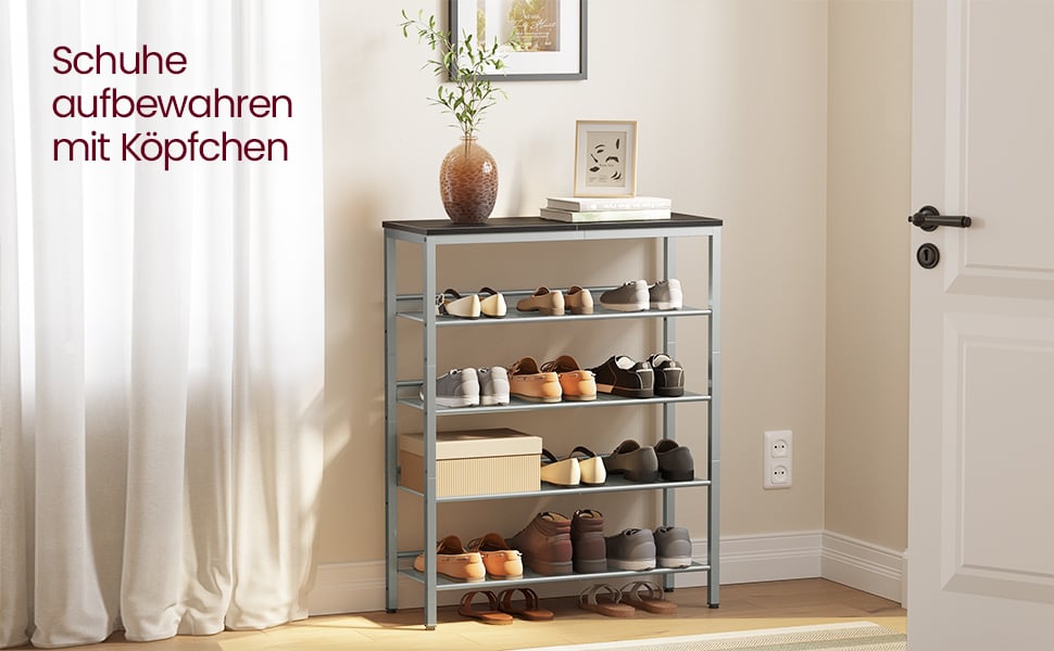 Schuhaufbewahrung mit Köpfchen
