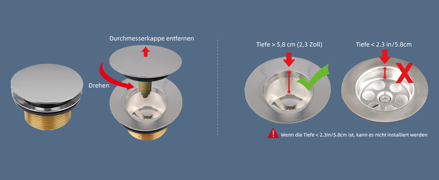 Tope universal para inodoro