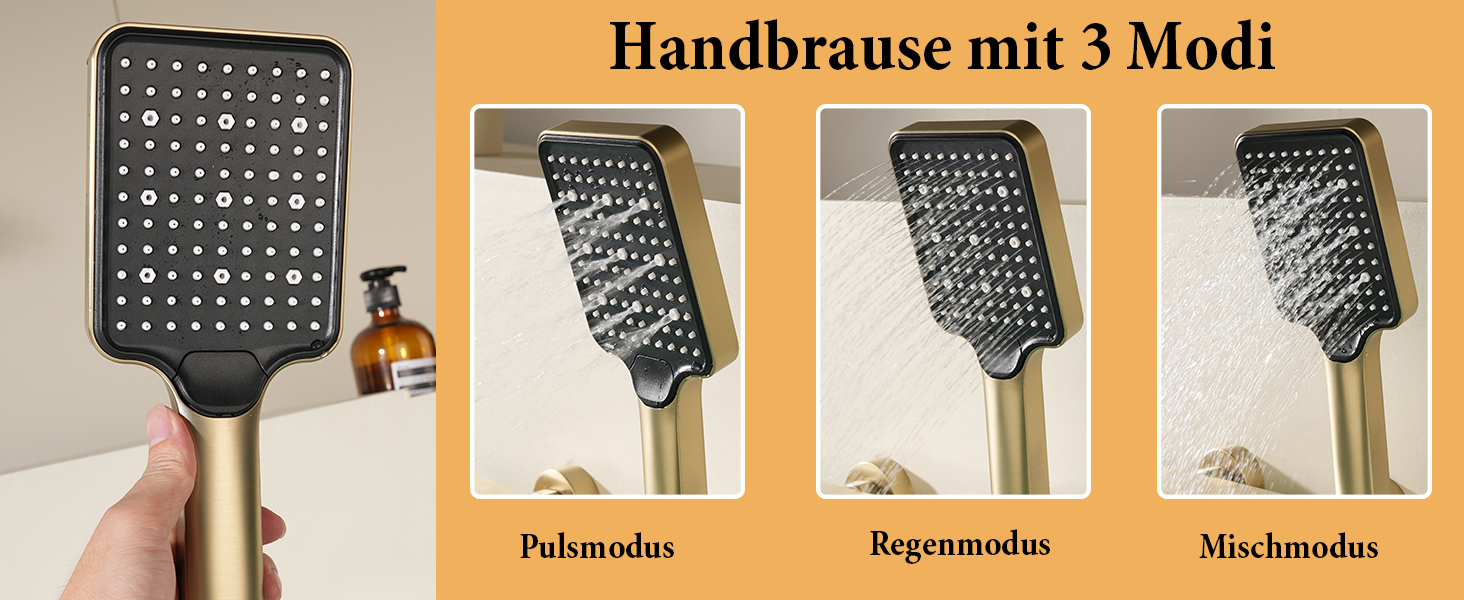 Badewannenarmatur mit Handbrause