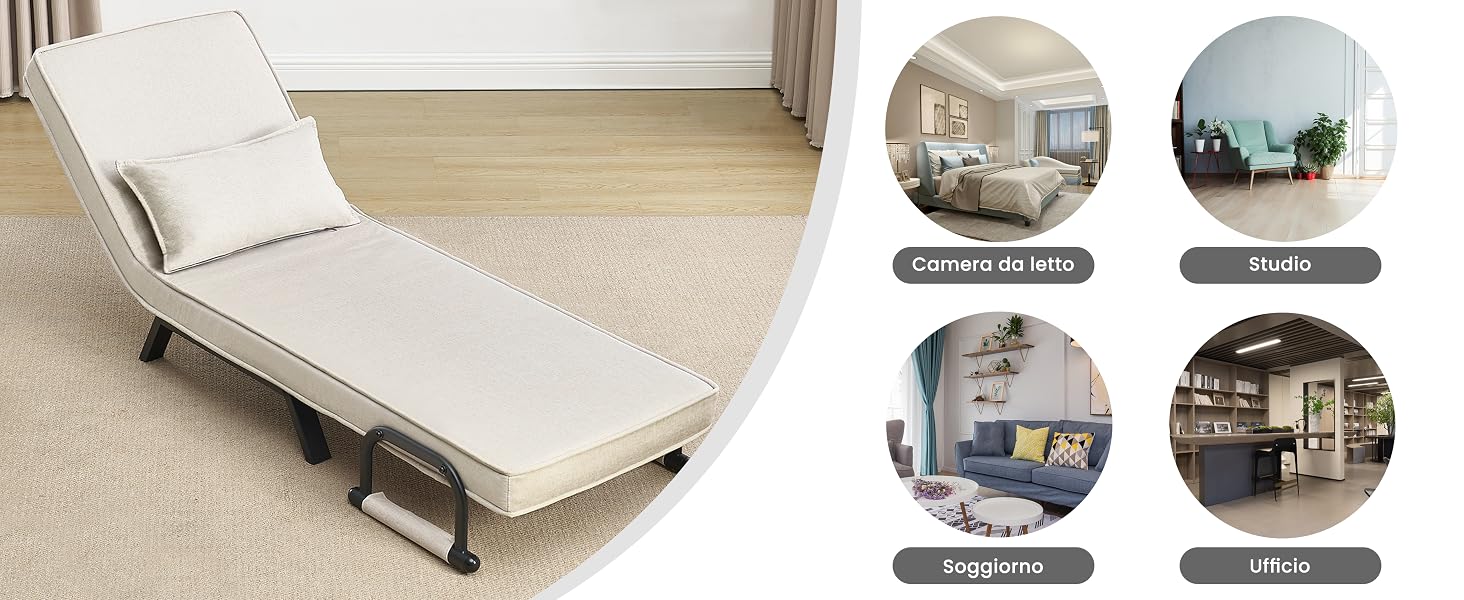 Divano Letto Trasformabile 3 in 1