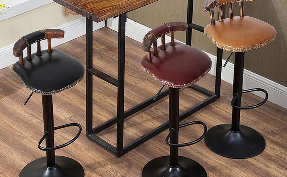 Brown bar stool