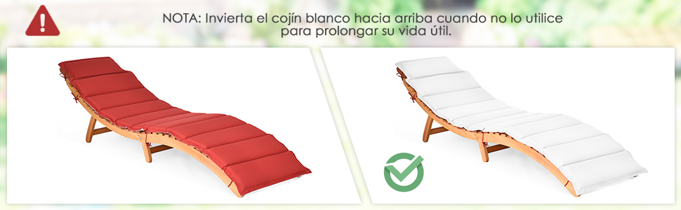 Tumbona de Jardín Plegable