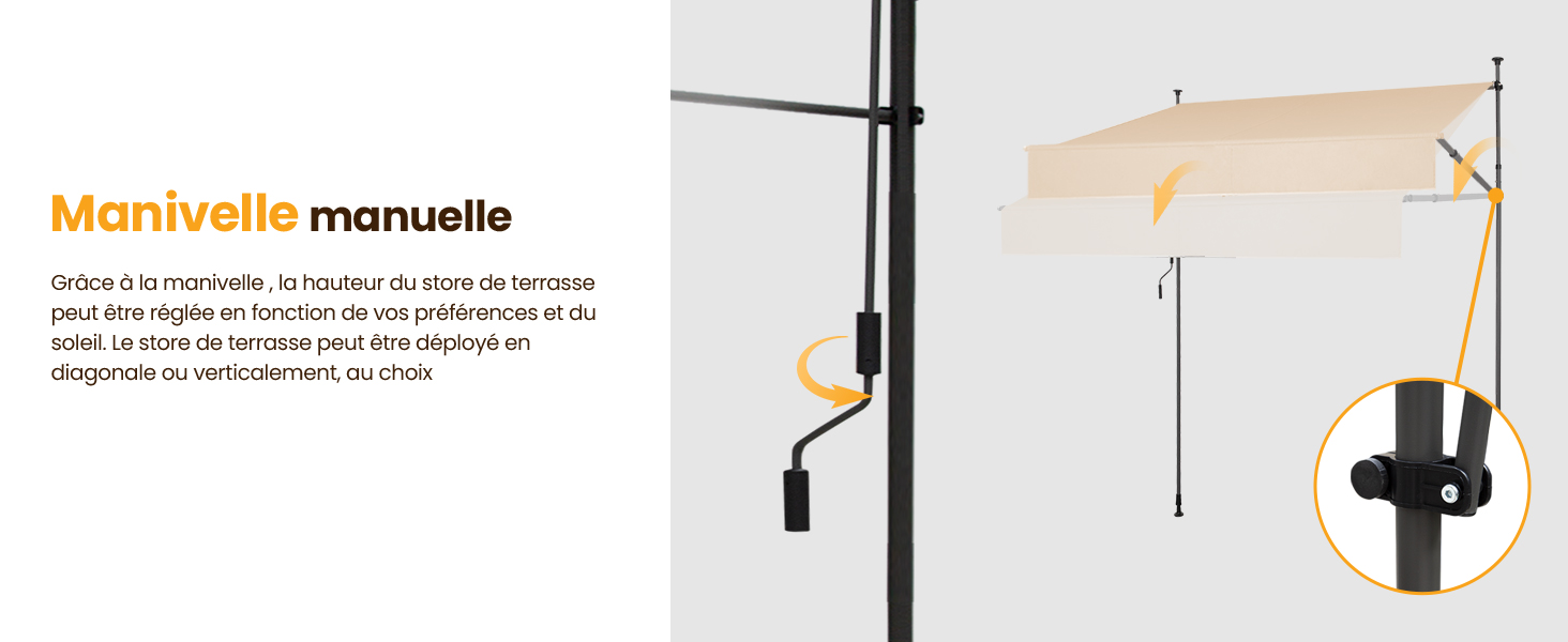 Le texte indique « Montvelle manuelle ». Schémas techniques montrant les différentes positions de montage et configurations de ce qui semble être du matériel d'installation.