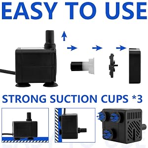 Mini pompe submersible USB