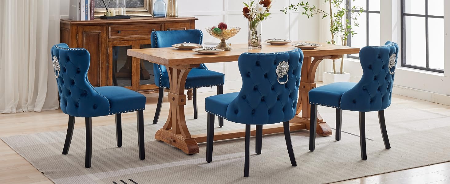 Chaise de Cuisine en velours