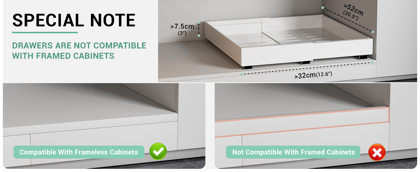 details of kitchen drawers