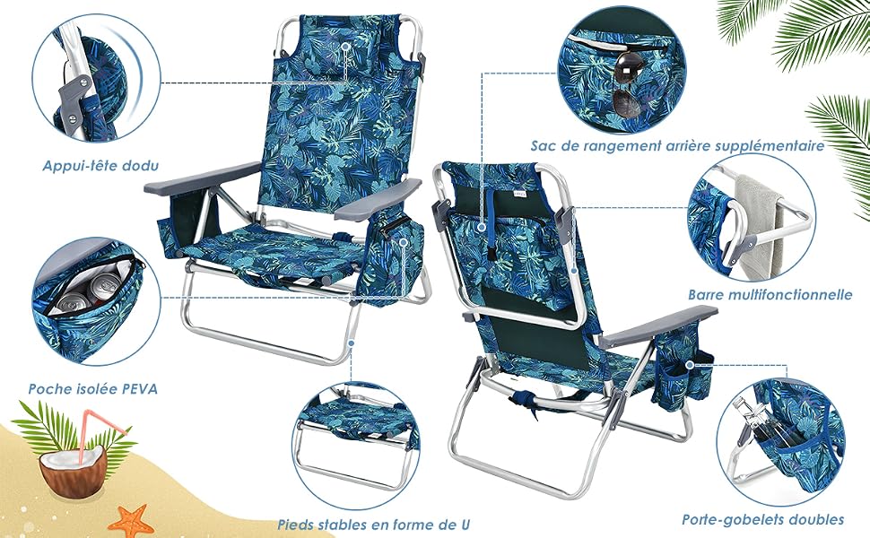 Chaises de Plage