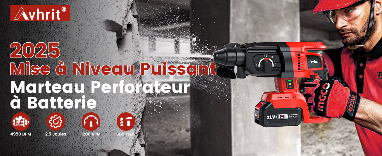 Marteau Perforateur Sans Fil