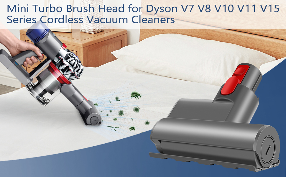 Tête de Brosse Turbine pour Aspirateur à Main Dyson V7 V8 V10 V11 V15