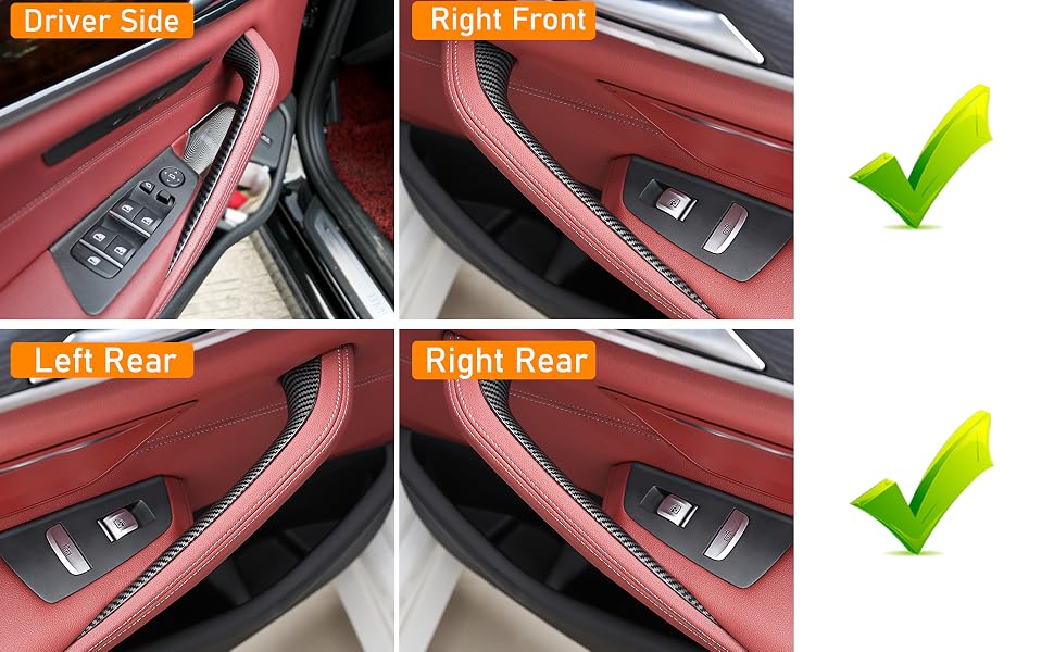 il nuovo coperchio della serratura della porta intérieure de voiture pour bmw