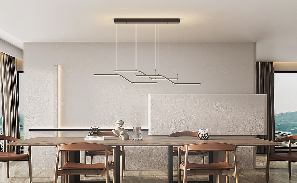 Modern Black Pendant Light