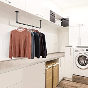 hanging rails for clothes