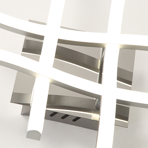 4 wave ceiling light