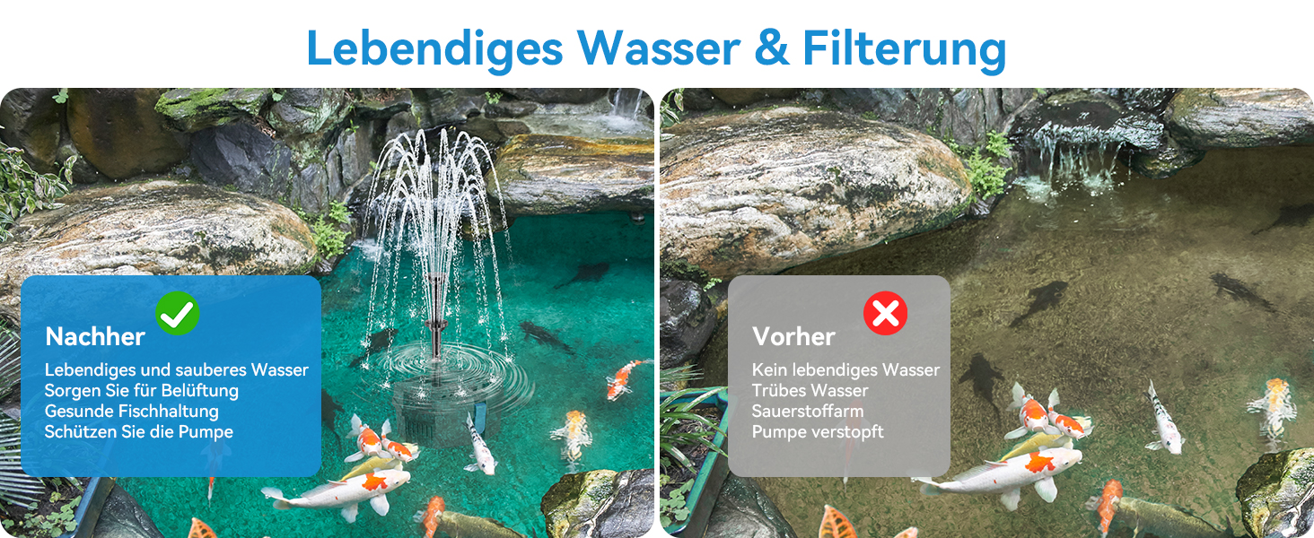 Filterung und Wasserbewegung