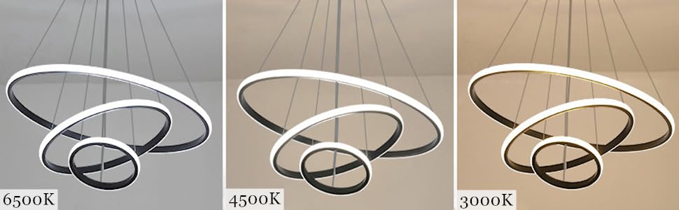 Lámpara de techo LED moderna de 76W