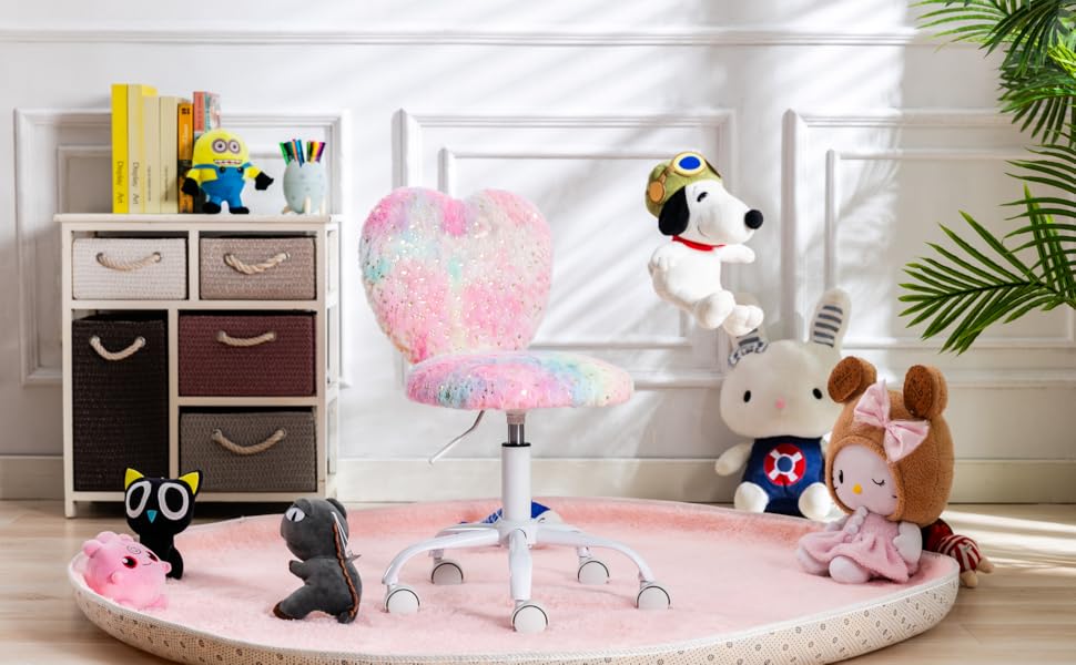 Desk Chair for Kids Teens Small Office Computer Student Chair No Arms Low Back