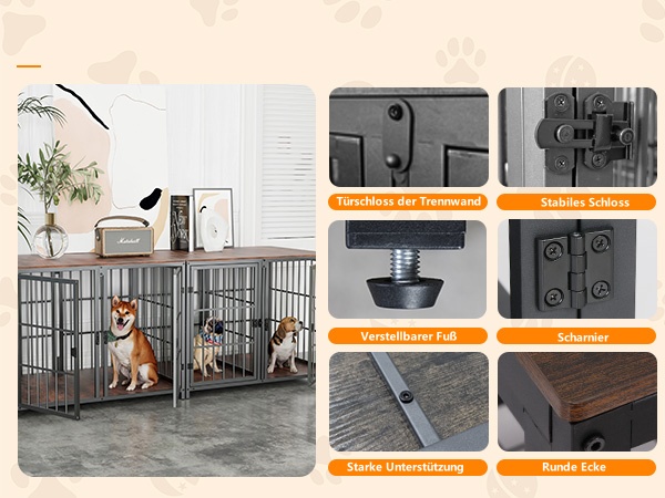dog crate hunde box kennel hund transportbox groß wohnzimmer draußen große stoff käfig