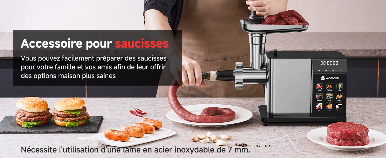 Plans rapprochés du processus de préparation de la viande à l'aide d'un équipement électronique avec écran d'affichage numérique et commandes de température.