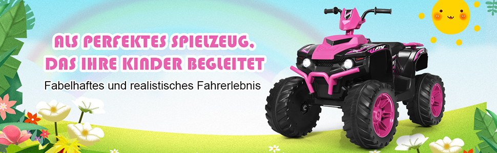 FEBER Käfer Elektroauto 12V - Mit Fernbedienung | Kinderauto Ab 3 Jahren
